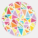 Search for colourful triangles stickers Trendy
