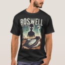 Search for roswell ufo crash tshirts Abduction