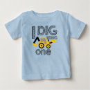 Search for construction baby shirts Birthday