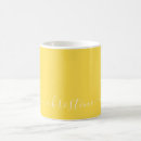 Search for yellow white mugs Simple