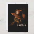 Search for boys cowboy birthday invitations Western party