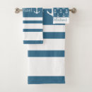 Search for sailboats bath towels Blue and white