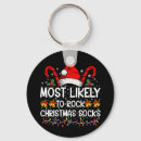 Search for the rocks key rings Santa