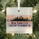 Search for silhouette christmas tree decorations New york city