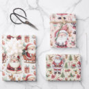 Search for santa claus sleigh wrapping paper Trees