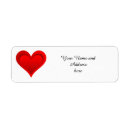 Search for wedding heart return address labels Hearts