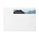 Search for mountain range return address labels Rustic