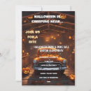 Search for moon halloween invitations Spooky night