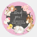 Search for farm girl stickers Farm animals baby shower