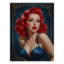Search for vintage redhead posters Pinup