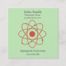 Search for science teacher business cards Chemistry
