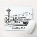 Search for seattle skyline mousepads Washington state