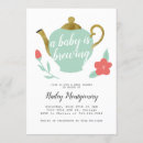 Search for baby shower tea Baby is brewing