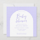 Search for gingham baby shower invitations Minimalist