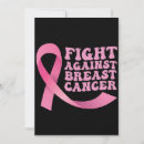 Search for breast cancer pink ribbon invitations Awareness