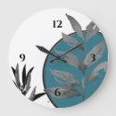 Search for grey and turquoise clocks Blue
