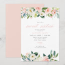 Search for floral sweet 16 invitations Elegant