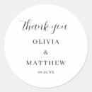 Search for thank you for wedding stickers Typography