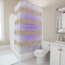 Search for purple and gold shower curtains Girly