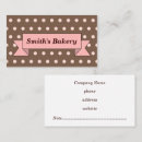 Search for chocolate business cards Retro