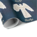 Search for gold holiday wrapping paper Angel