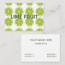 Search for fruit patterns business cards Green