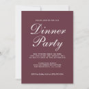 Search for dinner invitations Burgundy