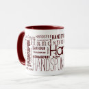 Search for maroon red mugs Typography