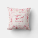 Search for pink christmas trees cushions Vintage