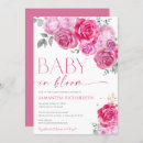 Search for fuchsia baby shower invitations Spring summer fall winter