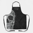 Search for white half aprons Black and white