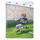Search for football player notebooks Touchdown