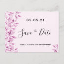 Search for 50th birthday save the date postcards Elegant