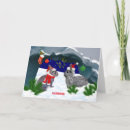 Search for rabbit christmas cards Mistletoe