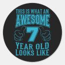 Search for 7 years old birthday stickers Boy