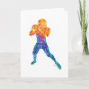 Search for american football cards Watercolor