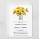 Search for sunflower mason jar invitations Fall