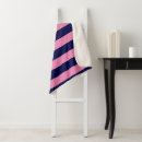 Search for navy blue and pink blankets Stripes