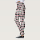 Search for red white and black leggings Tartan