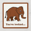 Search for woolly mammoth invitations Elephant