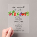 Search for veggie invitations Fresh off the market