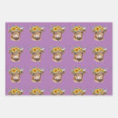 Search for highland cow wrapping paper Floral