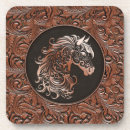 Search for country western coasters Tooled leather