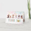 Search for puppy party thank you cards For kids