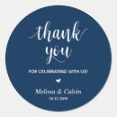 Search for anniversary celebration wedding stickers Thank you