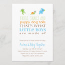 Search for puppy dog baby shower invitations Green