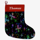 Search for snowflake christmas stockings Black