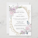 Search for lilac gold baby shower invitations Elegant