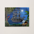 Search for pirate ship puzzles Treasure chest