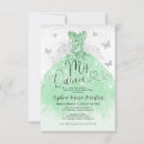 Search for green quinceanera invitations Princess dress gown